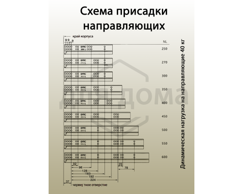 Комплект ящика Magic Star Plus длина 400 мм. высота 174 мм с доводчиком. антрацит 1 ком.