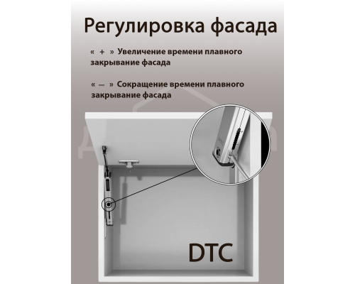 Подъемный механизм TOP STAY SE для откидных фасадов, индекс нагрузки 200-1000, высота h=240-600 мм 1 ком.