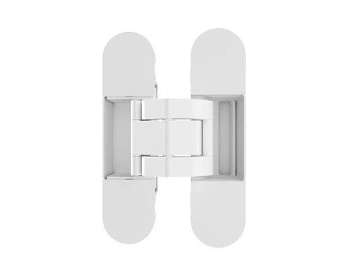 (1 кор.=2 петли) Петля скрытая ELEMENTIS, универсальная, 3D, 120x30 мм, 50 кг, цамак, белая матовая, 2 шт. (1 кор.=2 петли) Петля скрытая ELEMENTIS, универсальная, 3D, 120x30 мм, 50 кг, цамак, белая матовая, 2 шт.