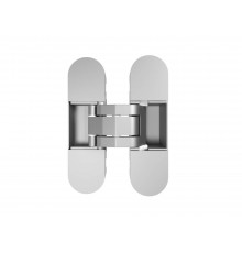 (1 коробка=2 петли) Петля скрытая ELEMENTIS, универсальная, 3D, 110x30 мм, 40 кг, цамак, металлик