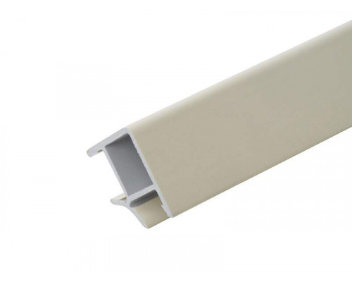 Соединитель 90гр цоколя ПВХ, крем 386, L=660мм FIRMAX 1 шт.