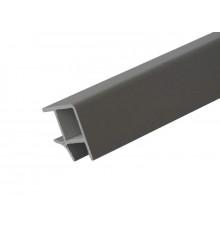 Соединитель 90гр цоколя ПВХ, алюминий 546, L=660мм FIRMAX 1 шт.