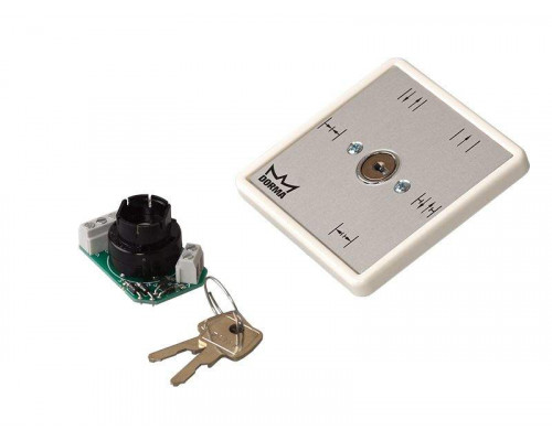 Переключатель режимов 5-ти позиционный с ключом скрытого монтажа, 19135602150