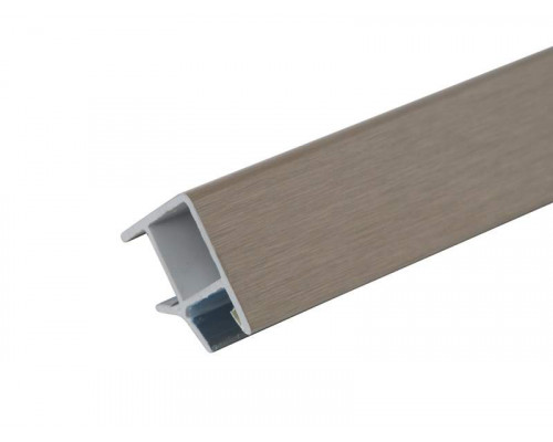 Соединитель 90гр цоколя ПВХ, фольга инокс 813, L=660мм FIRMAX 1 шт.