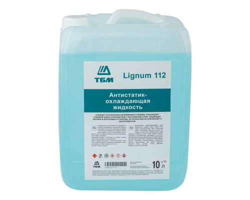 Антистатик-охлаждающая жидкость LIGNUM 112 (для станков кромкооблицовывания), н.у. плас. канистра 10л Антистатик-охлаждающая жидкость LIGNUM 112 (для станков кромкооблицовывания), н.у. плас. канистра 10л
