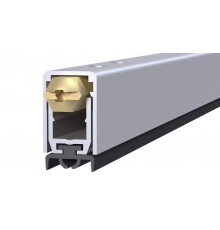 Уплотнитель пороговый, длина 530 мм, в паз 12x17.7 мм 1 шт.