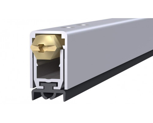 Уплотнитель пороговый, длина 530 мм, в паз 12x17.7 мм 1 шт.