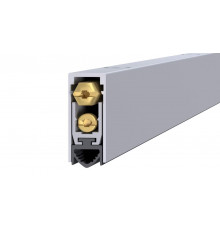 Уплотнитель пороговый, длина 830 мм, в паз 12x28.5 мм 1 шт.