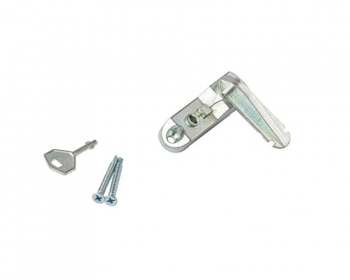 Блокиратор открывания окна INTERNIKA флажковый с ключом белый RAL 9016