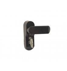 Блокиратор открывания окна INTERNIKA флажковый с ключом черный RAL 9005