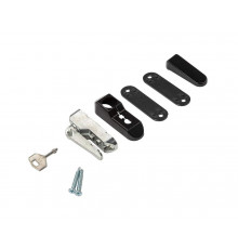 Блокиратор открывания окна флажковый с ключом черный RAL 9005