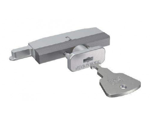 Блокиратор поворота скрытолежащий белый (с ключом) 1 ком.