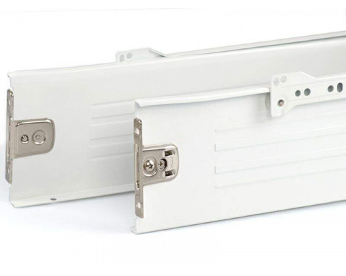 Боковины Firmax с роликовыми направляющими, H=118 мм, L=400мм, белый RAL9003, (4 части) 1 ком.