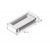 Боковины Firmax с роликовыми направляющими, H=86 мм, L=300мм, серый RAL7004, (4 части) 1 ком.