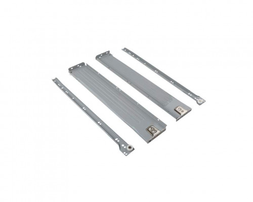 Боковины Firmax с роликовыми направляющими, H=86 мм, L=450мм, серый RAL7004, (4 части) 1 ком. Боковины Firmax с роликовыми направляющими, H=86 мм, L=450мм, серый RAL7004, (4 части) 1 ком.