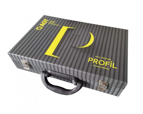 Бокс с образцами стеновых профилей МДФ AGT + веер с образцами декоров 1 ком.