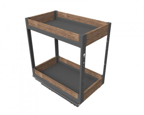 Бутылочница двухуровневая Firmax DANA Wood в базу 300 мм