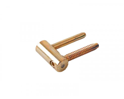 Петля ввертная, 4-штыревая, 3D, створочная часть, диаметр 16 мм, сталь, бихромат 1 шт.