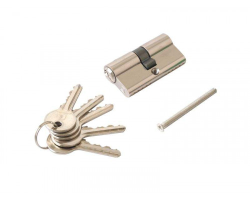 Цилиндр профильный ELEMENTIS 30/30, 5 ключей, никелированный