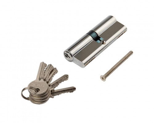 Цилиндр профильный 45/45, алю, 5 ключей