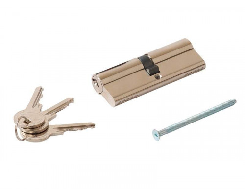 Цилиндр профильный MAXBAR 847/K 45-45, никелированный Цилиндр профильный MAXBAR 847/K 45-45, никелированный