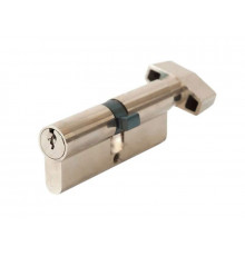 Цилиндр профильный MAXBAR с плоской ручкой CVG/K 40 (ручка)/40 (ключ), никелированный