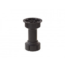 Цокольная ножка, H=100 мм, пластик, черный 1 шт.