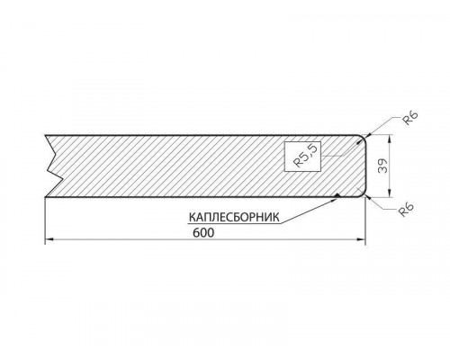 Cтолешница R6 ALPHALUX Дуб темный (Rovere alley) A.4575 LARIX, ДСП влагостойкая, 4200*600*39 мм 1 шт. Cтолешница R6 ALPHALUX Дуб темный (Rovere alley) A.4575 LARIX, ДСП влагостойкая, 4200*600*39 мм 1 шт.