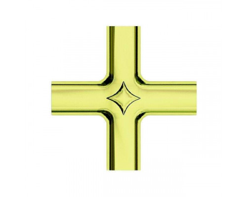Накладка декоративная крестовая Germanella золото
