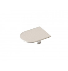 Накладка декоративная для скрытых петель, 120x30 мм, алюминий, серебро матовое