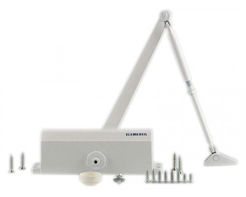 Доводчик Elementis 604 EN4, Белый RAL9016 1 шт.