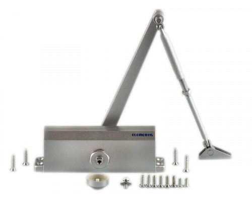 Доводчик Elementis 604 EN4, Серебристый RAL9006