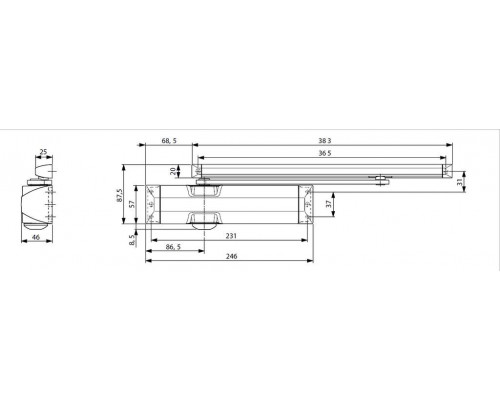 Доводчик dormakaba TS-90 Impulse EN3/4,Коричневый с тягой 1 шт. Доводчик dormakaba TS-90 Impulse EN3/4,Коричневый с тягой 1 шт.