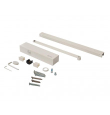 Доводчик ECO Schulte TS-31 EN1-3, со скользящей тягой, Белый RAL9016 1 шт.