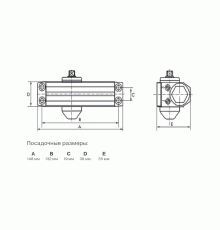 Доводчик Elementis 602 EN2 Антрацит RAL7016 1 шт.