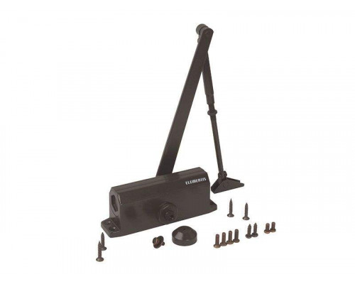 Доводчик Elementis 603 EN3, с фиксацией Коричневый RAL8019