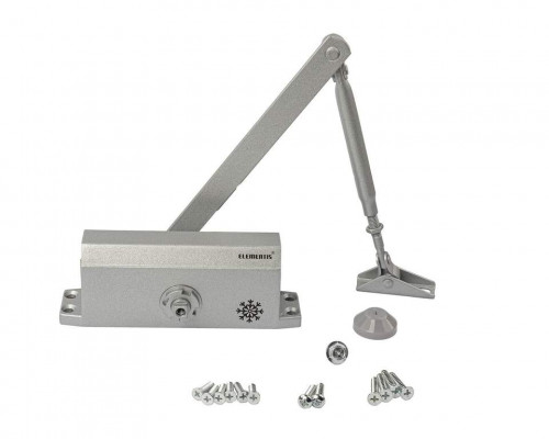 Доводчик Elementis 603 EN3 с фиксацией Серый RAL9006