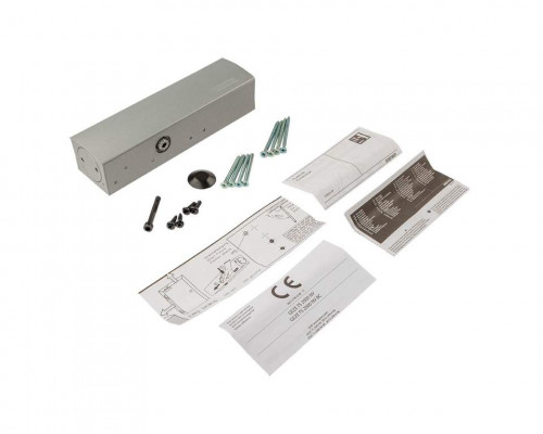 Доводчик GEZE TS 2000 NV BC EN 2-4, без тяги, серебряный