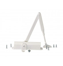 Доводчик MAXBAR 100 Size2/3/4 с тягой, Белый RAL9016 1 шт.