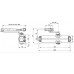 Доводчик MAXBAR 100 Size2/3/4 с тягой, Белый RAL9016 1 шт.