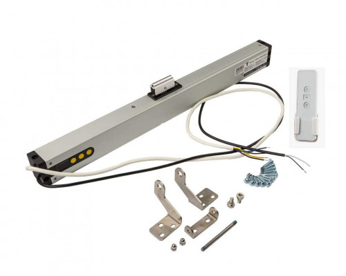 Электропривод цепной AM56-LET250N-400MM с радиомодулем, пульт в комплекте, 230В, серый