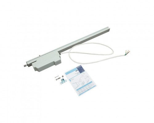 Электропривод вспомогательный реечный RACK, 230В, 550мм, серебро