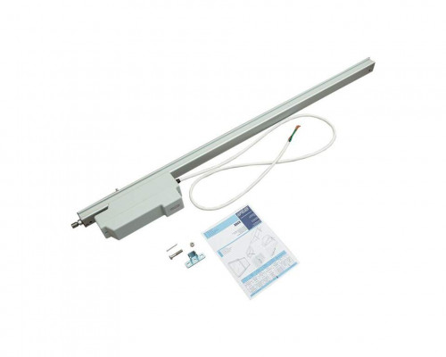 Электропривод вспомогательный реечный RACK, 230В, 750мм, серебро