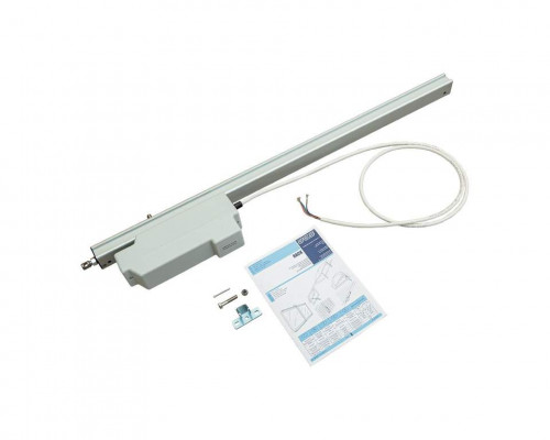 Электропривод вспомогательный реечный RACK, 24В, 550мм, серебро