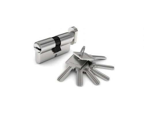 Евроцилиндр с вертушкой DORMA CBR-1 90 (35x55В) НИКЕЛЬ
