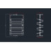 FIRMAX Полки для поворотно-выдвижной обувницы, 6 полок 718х360х1155/1255 (ШхГхВ), серый 1 шт.