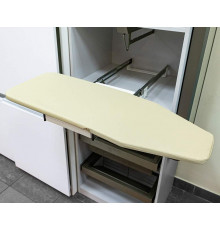 FIRMAX Поворотно-выдвижная гладильная доска, 300х430х140 (ШхГхВ), белая  рама. 1 шт.