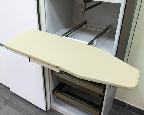 FIRMAX Поворотно-выдвижная гладильная доска, 300х430х140 (ШхГхВ), белая  рама. 1 шт.