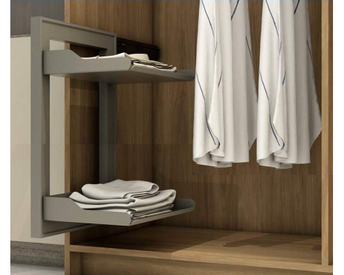 FIRMAX Рамка с боковым креплением, 2 полки 323х410х481 (ШхГхВ), серый 1 шт.