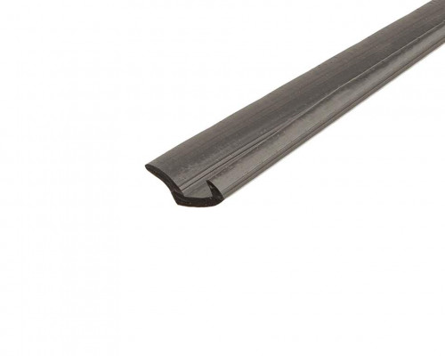 FIRMAX Уплотнитель ПВХ под вставку 4мм, черный, L-образный